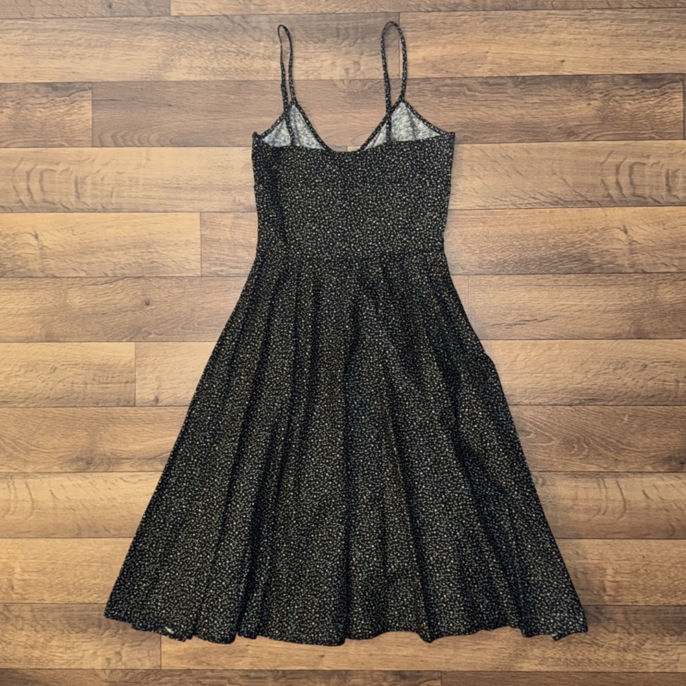 Betsey Johnson New York Size 4 Vintage Calico Cotton Floral Retro Rare Dress 90s - Picture 3 of 17